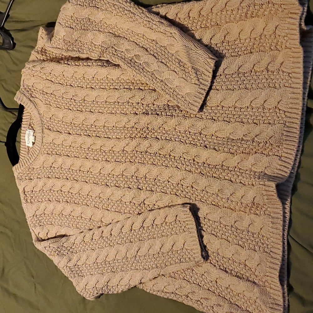 52Seven oversized cable knit sweater
